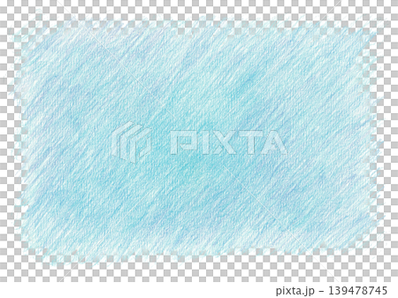 A hand-drawn light blue colored pencil drawing on a transparent background (png). A hand-drawn light blue colored pencil drawing on a transparent background (png). 139478745
