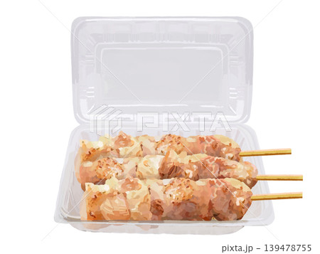 焼き鳥（塩焼き）パック開 139478755