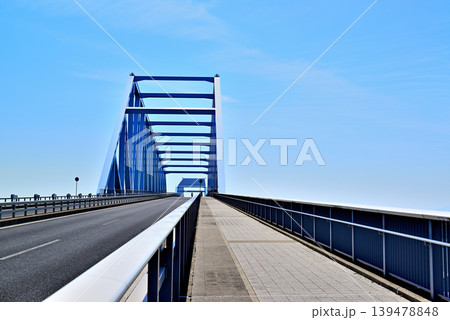 東京ゲートブリッジ歩道からの風景 東京ゲートブリッジ歩道からの風景 139478848