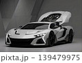 sport car on dark background 139479975