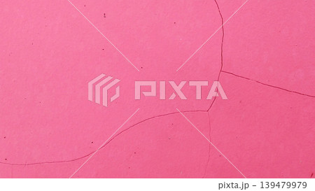 Pink Cracked Wall Texture Background Pink Cracked Wall Texture Background 139479979