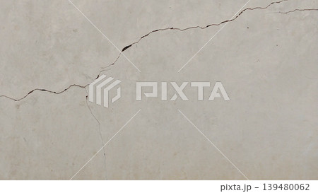 Cracked White Wall Texture Background 139480062