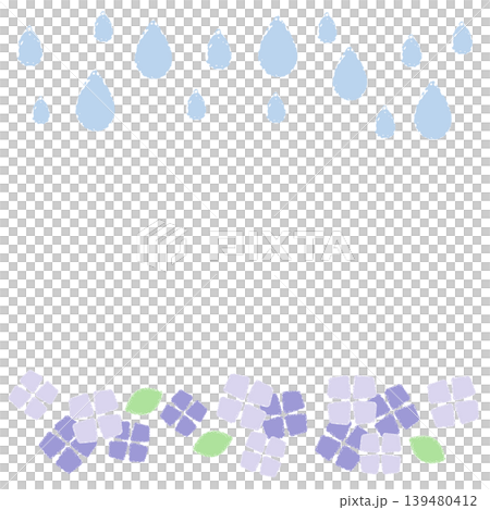 紫陽花　ライン 139480412