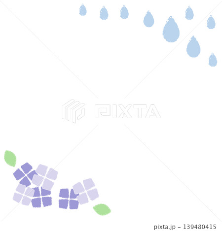 紫陽花　ライン 139480415