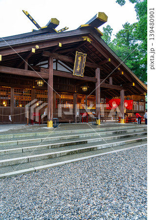 【三重県】風格のある本殿が印象的な伊勢の猿田彦神社 【三重県】風格のある本殿が印象的な伊勢の猿田彦神社 139480901