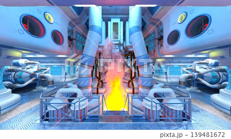 宇宙船内の風景 宇宙船内の風景 139481672