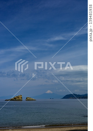 雲見海岸からの富士山 雲見海岸からの富士山 139481938