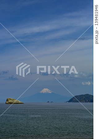 雲見海岸からの富士山 139481946