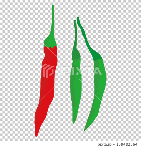 唐辛子のアイコンイラスト 139482364