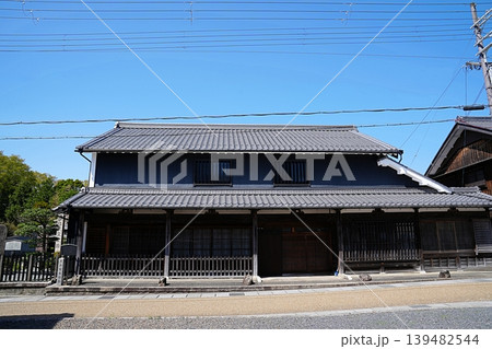滋賀県 甲賀市 東海道 土山宿 土山宿本陣跡(春) 滋賀県 甲賀市 東海道 土山宿 土山宿本陣跡(春) 139482544