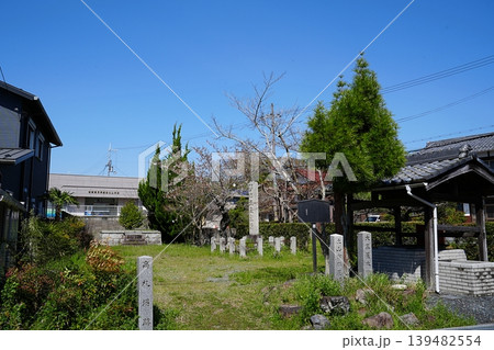 滋賀県　甲賀市　東海道　土山宿　大黒屋本陣跡（春） 139482554