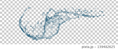 Abstract background with rippling blue water splashes | Clean and fluid water splash Abstract background with rippling blue water splashes | Clean and fluid water splash 139482625