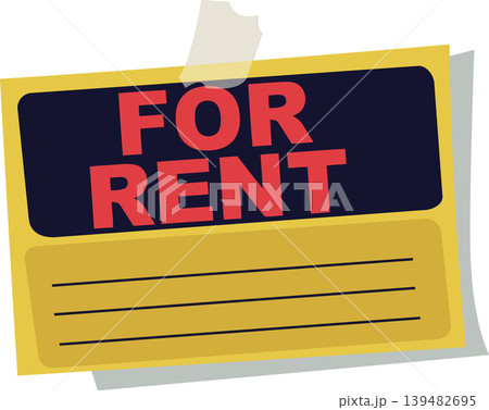 For rent sign shows vacant property available for lease For rent sign shows vacant property available for lease 139482695