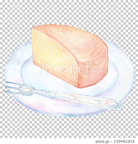 Soufflé cheesecake on a plate Soufflé cheesecake on a plate 139482918