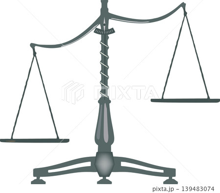 Balancing scale comparing weights, depicting measurement, balance, and precision Balancing scale comparing weights, depicting measurement, balance, and precision 139483074