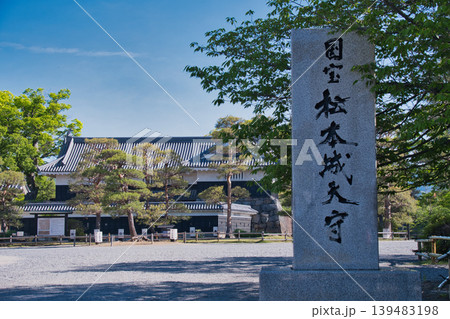 松本城公園の風景 松本城公園の風景 139483198