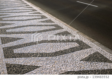 Portugal tile pavement 139483552