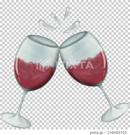 Set of watercolor Glasses and bottle of Wine with red wine. Red wine in a glass.Cute artistic watercolor illustration decoration, menu cover for wine bar, invitation, design template. Wine party conce Set of watercolor Glasses and bottle of Wine with red wine. Red wine in a glass.Cute artistic watercolor illustration decoration, menu cover for wine bar, invitation, design template. Wine party conce 139483703