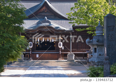 松本市の四柱神社の風景 松本市の四柱神社の風景 139483712