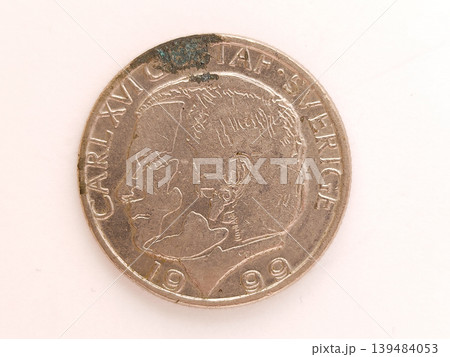 Swedish 10 Kronor Coin 1999 - King Carl XVI Gustaf Obverse Swedish 10 Kronor Coin 1999 - King Carl XVI Gustaf Obverse 139484053