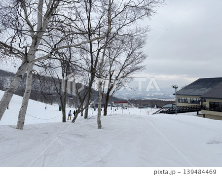 skiers enjoy activities at Annupuri ski resort, Niseko, Hokkaido, Japan skiers enjoy activities at Annupuri ski resort, Niseko, Hokkaido, Japan 139484469