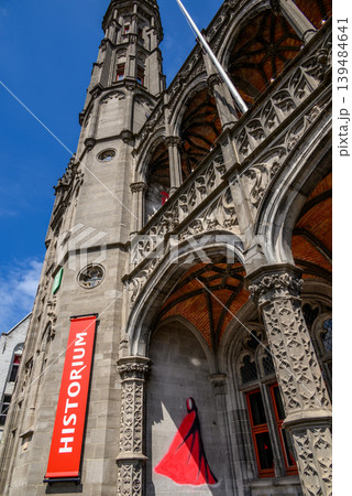 Historium museum in the historical Medieval Old Town and UNESCO site of Bruges in West Flanders, Belgium Historium museum in the historical Medieval Old Town and UNESCO site of Bruges in West Flanders, Belgium 139484641