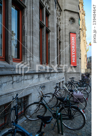 Historium museum in the historical Medieval Old Town and UNESCO site of Bruges in West Flanders, Belgium Historium museum in the historical Medieval Old Town and UNESCO site of Bruges in West Flanders, Belgium 139484647