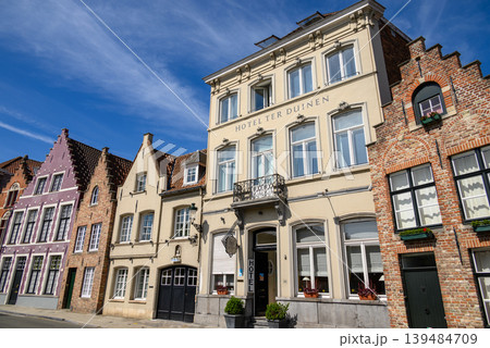 Historical Old Town and UNESCO World Culture Heritage site of Bruges in West Flanders, Belgium 139484709