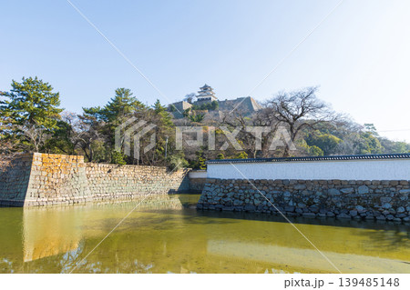 冬の香川県丸亀市 日本100名城 丸亀城 冬の香川県丸亀市 日本100名城 丸亀城 139485148