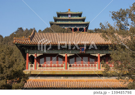 Tower of Buddhist Incense on the Longevity Hill of The Summer Palace in Beijing, China 139485798
