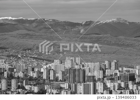 Aerial cityscape view of Tbilisi, the capital of Georgia Aerial cityscape view of Tbilisi, the capital of Georgia 139486033