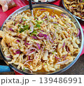 Thai Spicy Boneless Chicken Foot Salad with Red Onion - Yum Lep Mue Nang 139486991