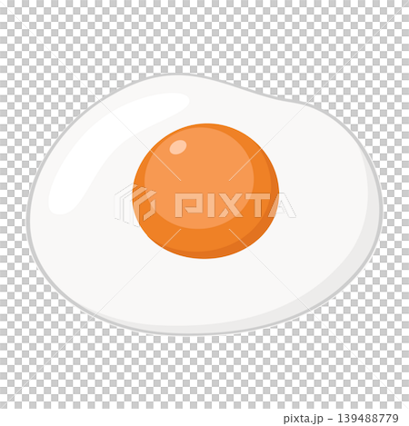 目玉焼きのイラスト・アイコン 139488779