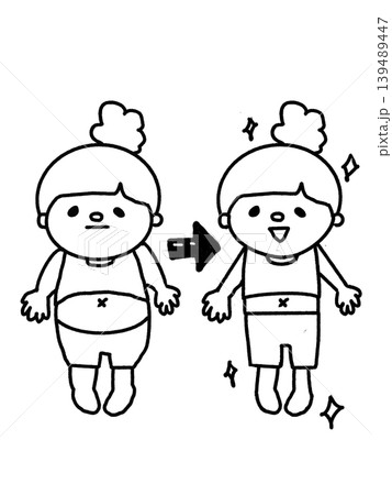 ダイエット、、ボディケア、肥満ぽっちゃり女子のビフォーアフター ダイエット、、ボディケア、肥満ぽっちゃり女子のビフォーアフター 139489447