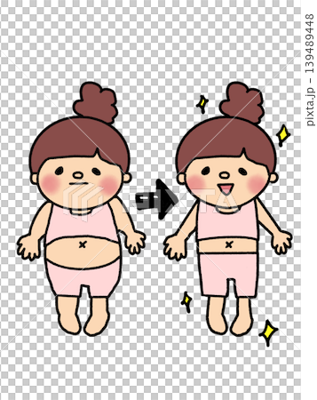 Diet, body care, before and after photos of overweight women Diet, body care, before and after photos of overweight women 139489448