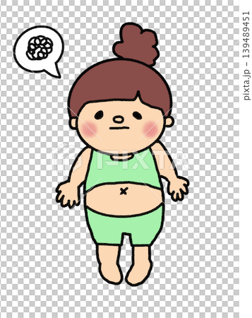 Diet, body care, before and after of an overweight woman Diet, body care, before and after of an overweight woman 139489451