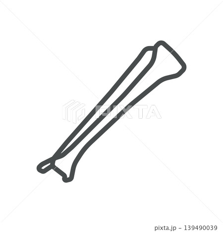Tibia and Fibula Icon. Thin Line Illustration of Lower Leg Bones, Representing Human Anatomy, Orthopedics, Skeleton Structure, and Medical Healthcare. Tibia and Fibula Icon. Thin Line Illustration of Lower Leg Bones, Representing Human Anatomy, Orthopedics, Skeleton Structure, and Medical Healthcare. 139490039