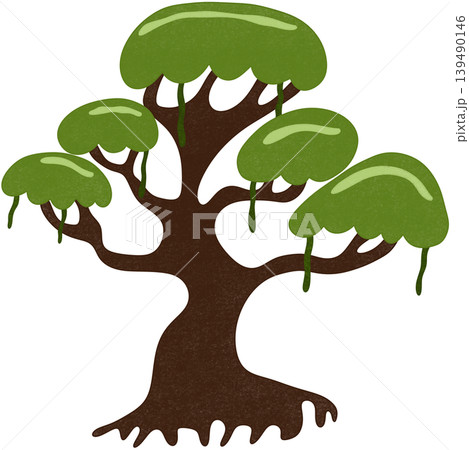 green magical tree 139490146