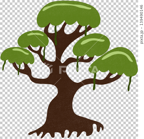 green magical tree 139490146