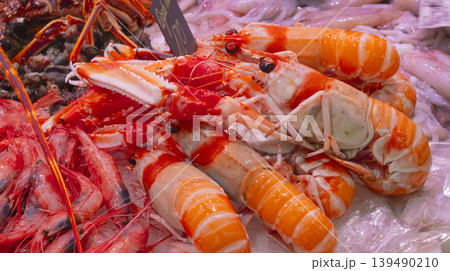 Fresh Crayfish, Fish Market, Spain 139490210