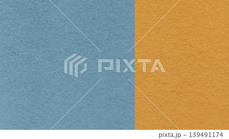 Steel blue paper texture background with dark ochre vertical split and copy space for template, banner, presentation Steel blue paper texture background with dark ochre vertical split and copy space for template, banner, presentation 139491174