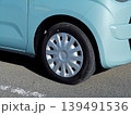 軽乗用車のスチールホイールとホイールカバー 139491536