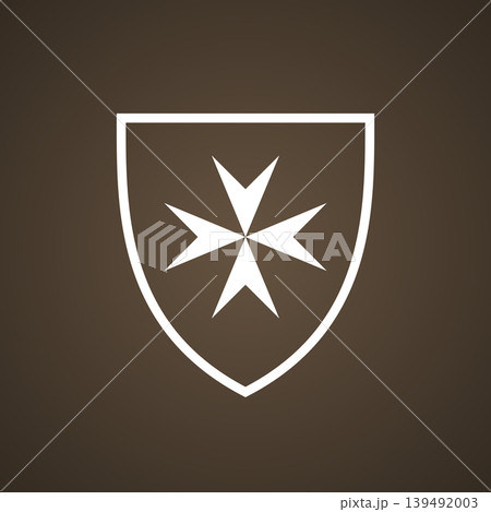 Shield - old flag of Malta 139492003