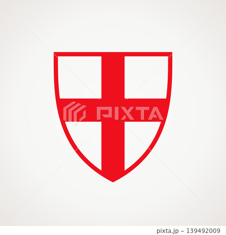 Shield - flag of England Shield - flag of England 139492009