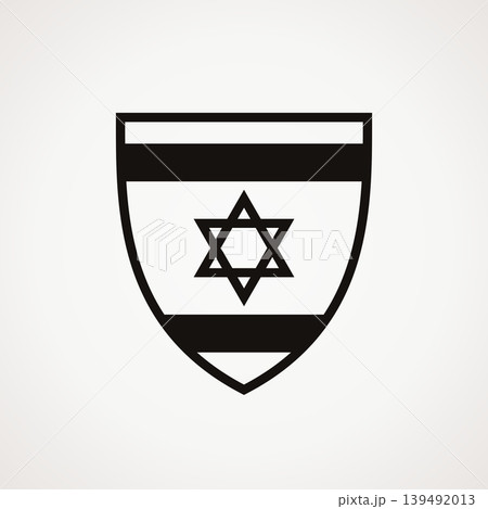 Shield - flag of Israel 139492013