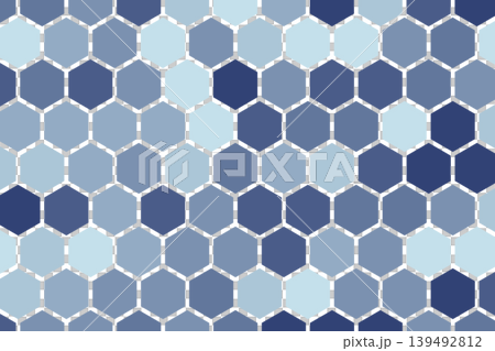 blue hexagonal honeycomb pattern background blue hexagonal honeycomb pattern background 139492812