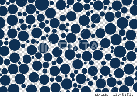 abstract blue circles in random size mosaic background 139492816