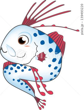 かわいい魚イラスト 「リュウグウノツカイ」 ベクター形式 白背景(pngは背景透過)・単体 かわいい魚イラスト 「リュウグウノツカイ」 ベクター形式 白背景(pngは背景透過)・単体 139493220