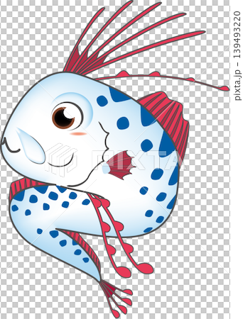 かわいい魚イラスト 「リュウグウノツカイ」 ベクター形式 白背景(pngは背景透過)・単体 かわいい魚イラスト 「リュウグウノツカイ」 ベクター形式 白背景(pngは背景透過)・単体 139493220