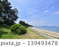 福岡市東区　志賀島の海岸風景　休暇村前の海岸　下馬ヶ浜海水浴場　 139493478